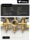 Automobile air conditioner fluoride double meter pressure gauge R134 refrigerant snow meter liquid double meter valve fluoride tool set