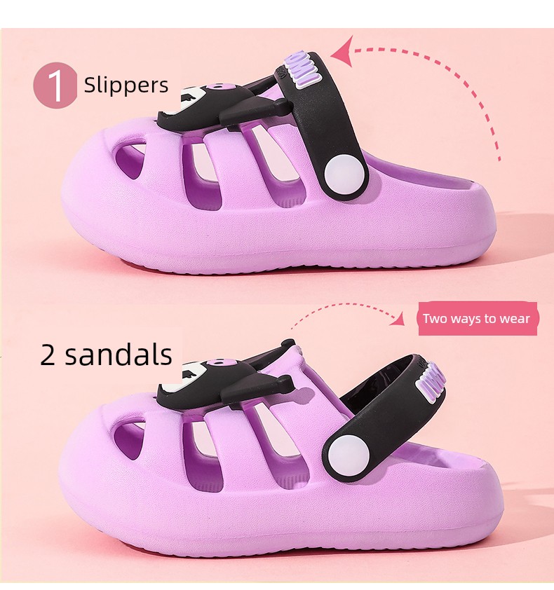 Sanrio Children's Slippers 2026 New Model for Girls, Baby Indoor Non-Slip Kids' Clogs, Summer Sandals — 4