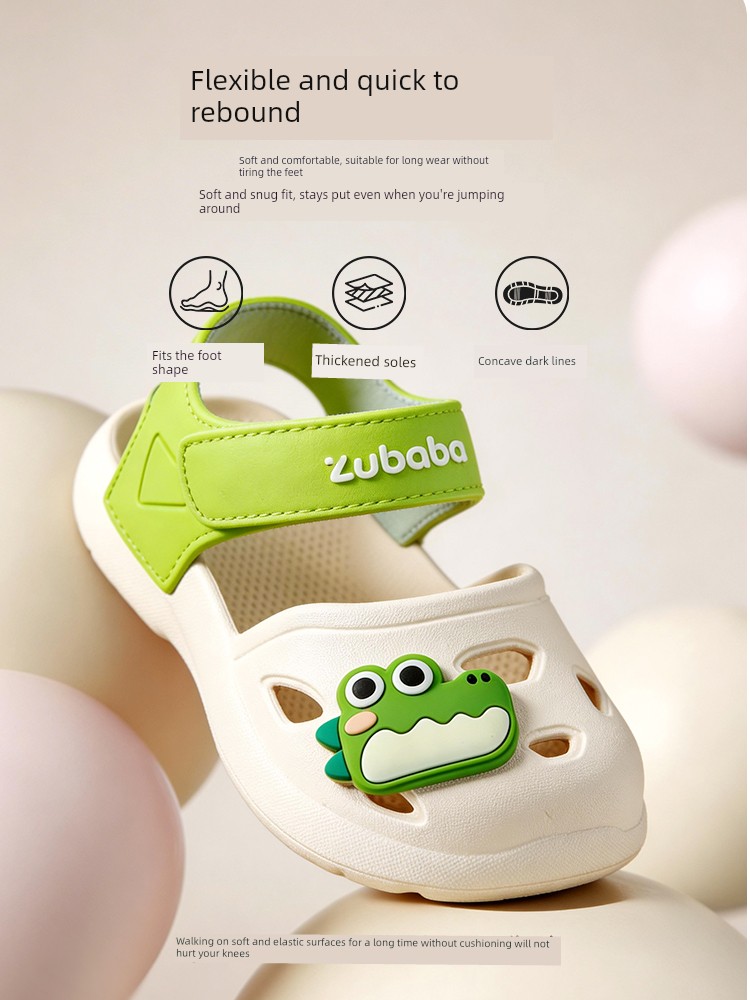 Children's Sandals for Boys Summer 2026 New Style Infant Girls Breathable Lightweight Beach Non-Slip Baby Sandals — 2