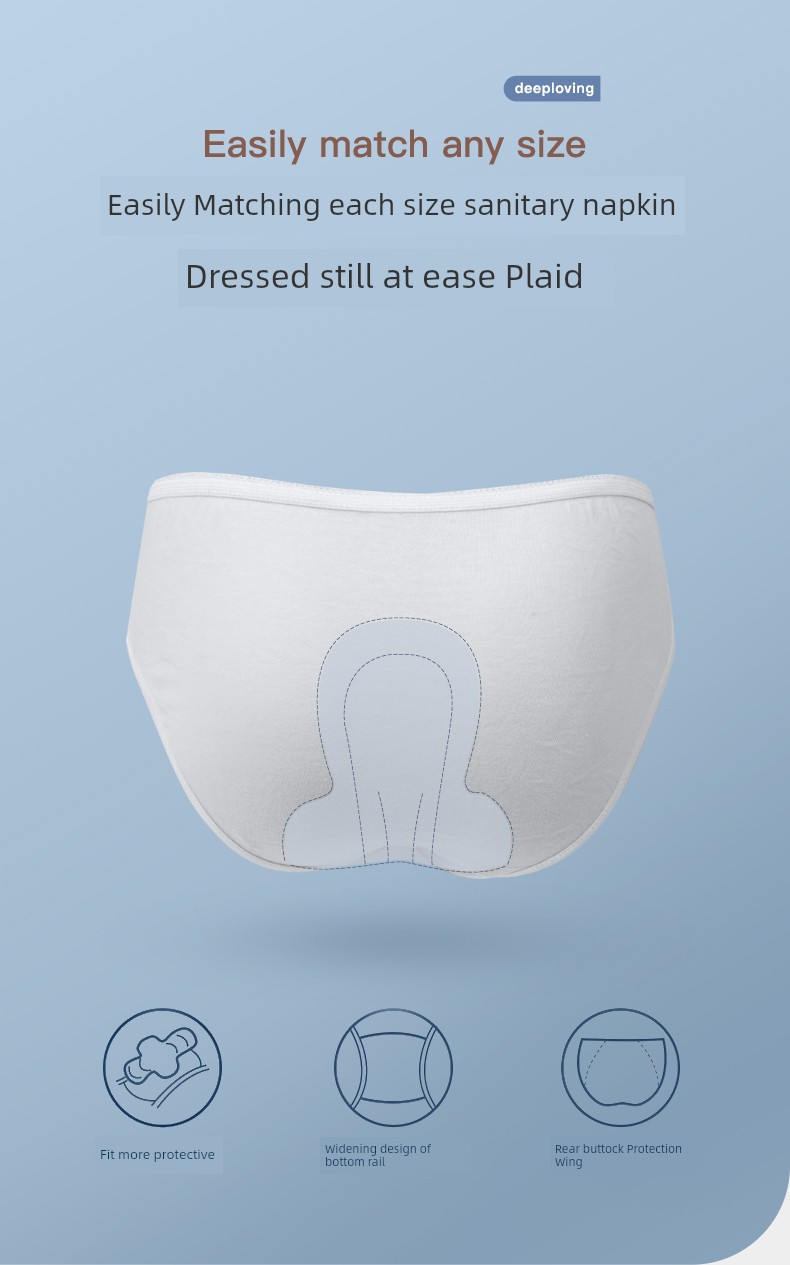 Sterile Maternity Confinement Plus Size Portable Disposable Underwear — 12