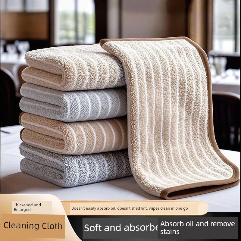 No. 1 Dishwashing Cloth, Kitchen-Specific Non-Greasy Absorbent Towel, Lint-Free Table Wiping Cloth, Household Cleaning Supplies