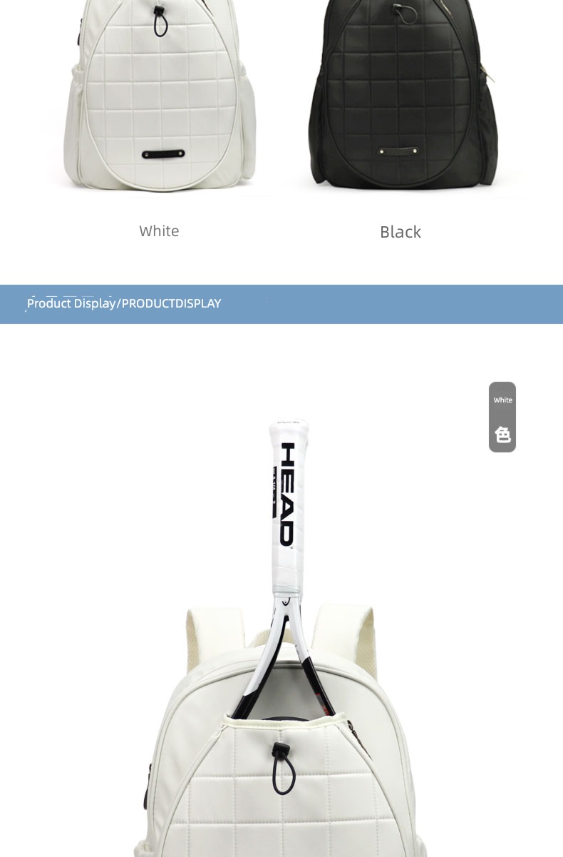 both shoulders Korean version male Couple Tennis bag