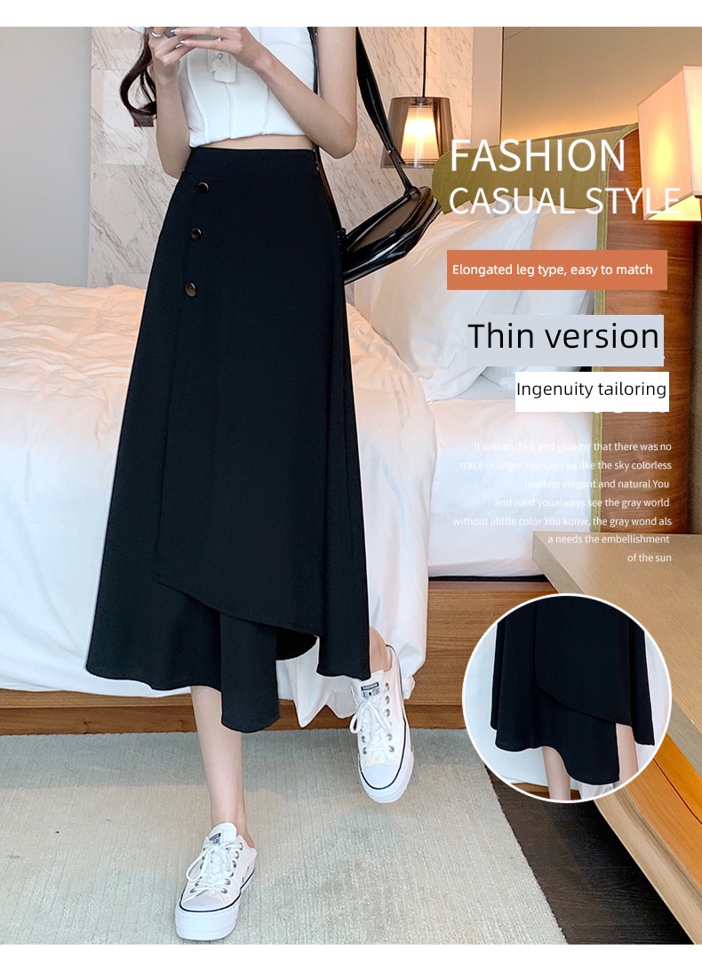 female summer Irregular Sense of design Medium and long term suit