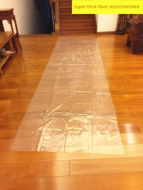 一次性塑料薄膜纸加厚透明防水防油漆塑料膜防尘罩防尘家具防尘膜