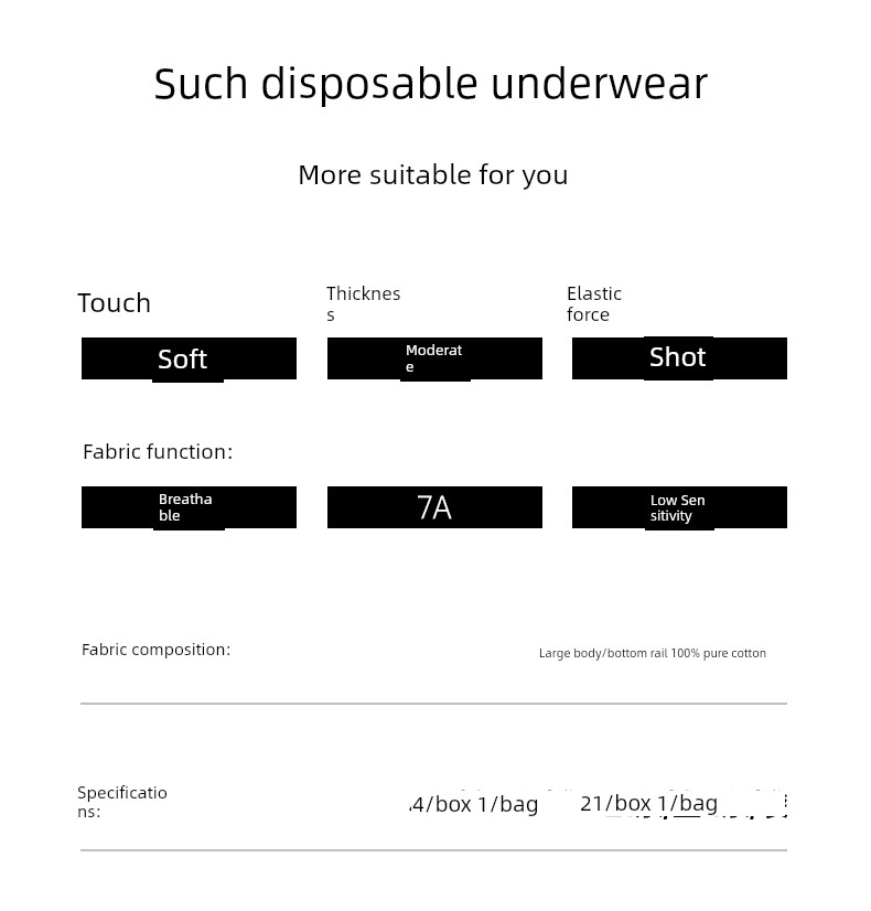 【Scroll down for Details and Discounts】Manxi Disposable Underwear for Women, Pure Cotton, Sterilized, Suitable for Pregnant Women, Postpartum, and Travel — 21