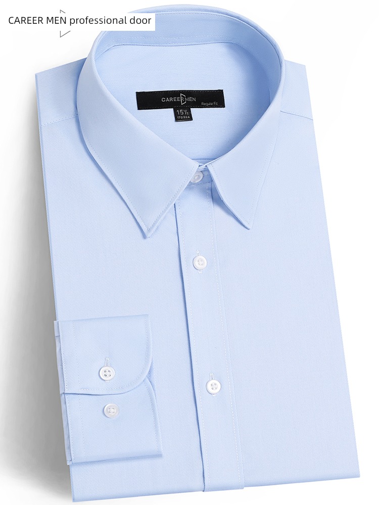 Long sleeve business affairs Inner lap occupation formal wear man shirt