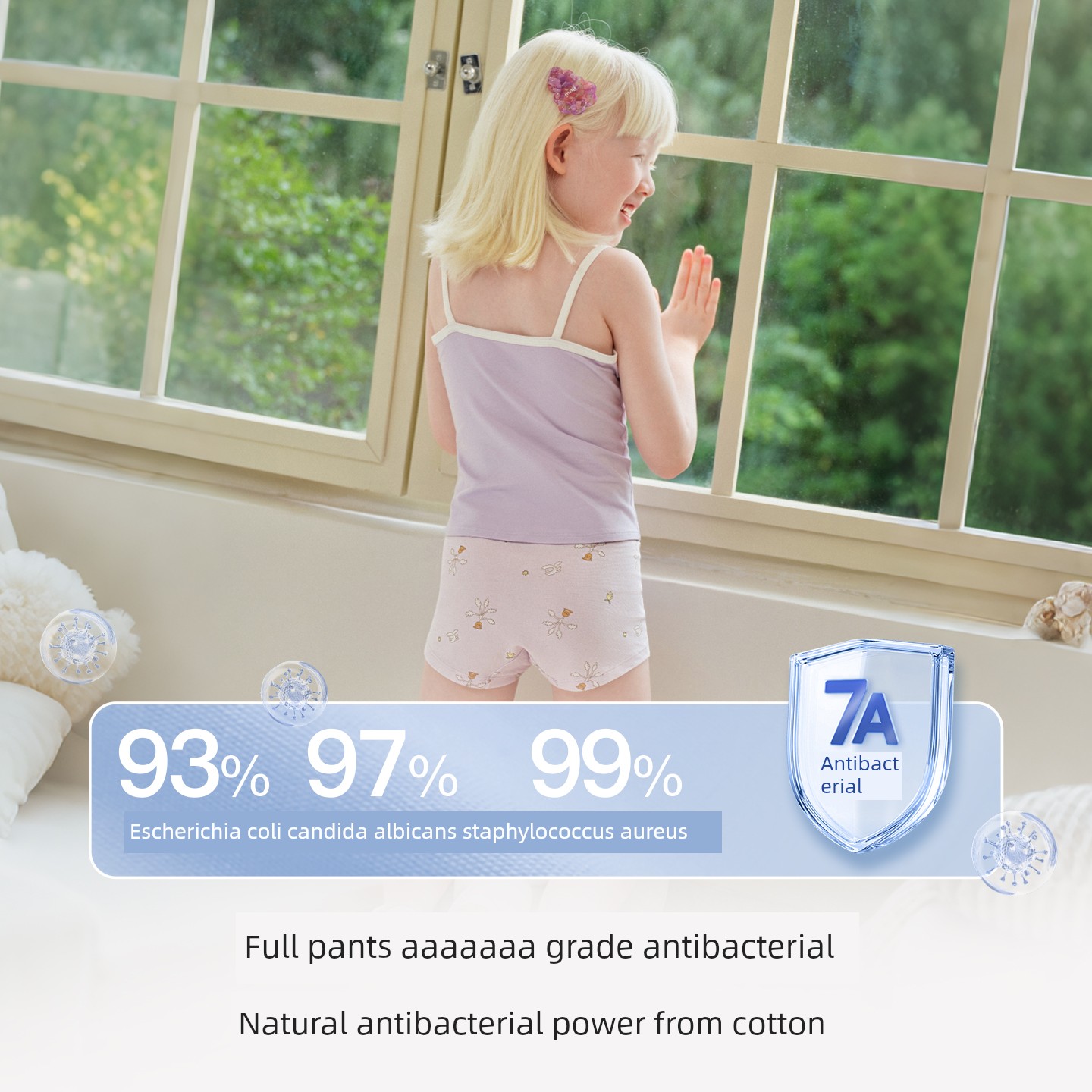 【Likeuu Special Offer】Ubras' Likeuu Children's and Adult Pure Cotton/Modal Underwear 5-Pack Dr — 3