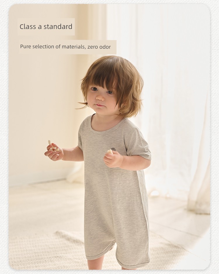 Nest Designs Monk Baby Rompers Short Sleeve — 8