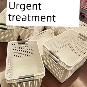 Snacks Sundries Storage Basket Toy Storage Basket Japanese Style For Home Plastic Large Storage Box Kitchen Cabinet Bask