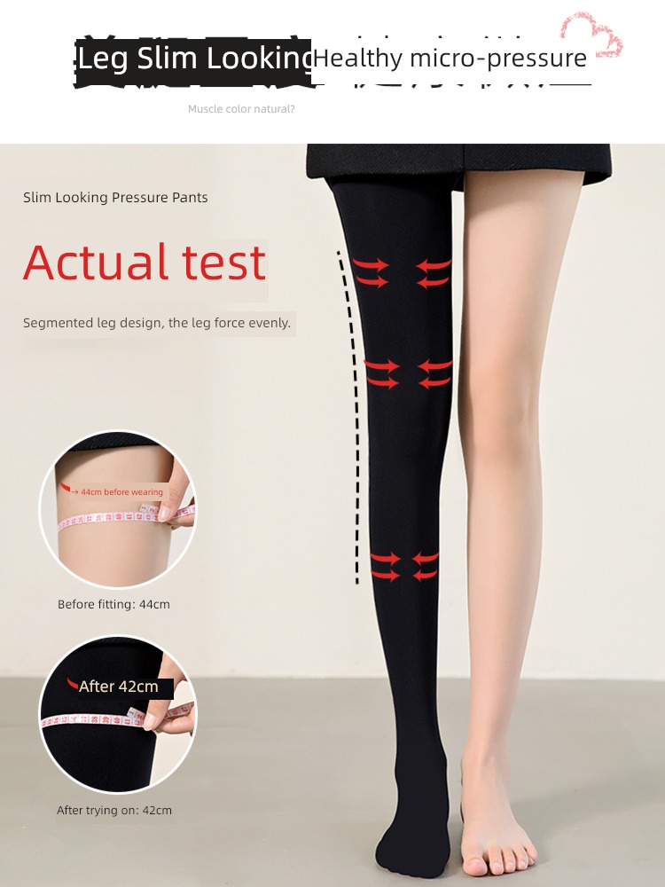Bare leg artifact Flesh color Connect feet thickening Naked feeling silk stockings