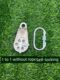 Yichun Hualunge's lifting self-locking pulley two-way anti-falling self-locking pulley air conditioner lifting tool pulley