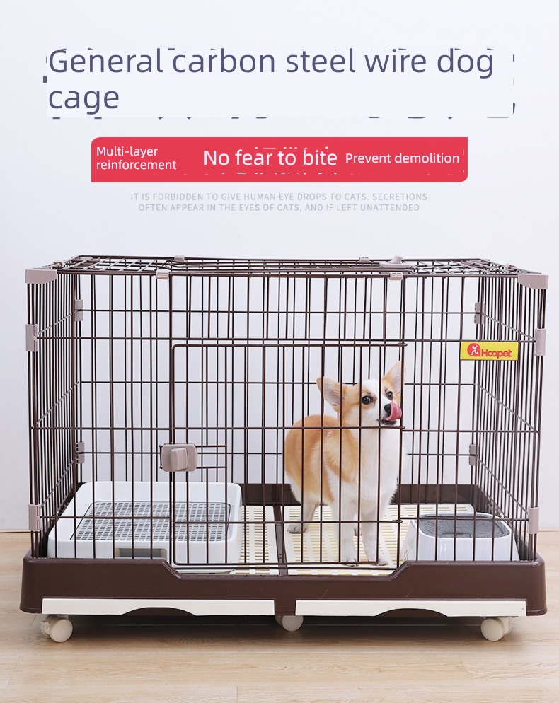 poodle Kirky stainless steel enclosure Pet nest dog cage