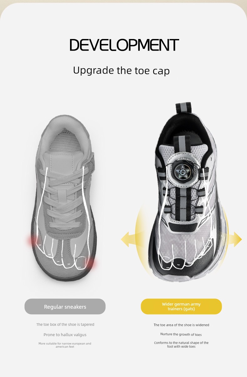 Qibohui Breathable Mesh Wide-Toe Boys' Shoes 2026 Spring and Autumn New Model Youth Casual Children's Sports Shoes — 4