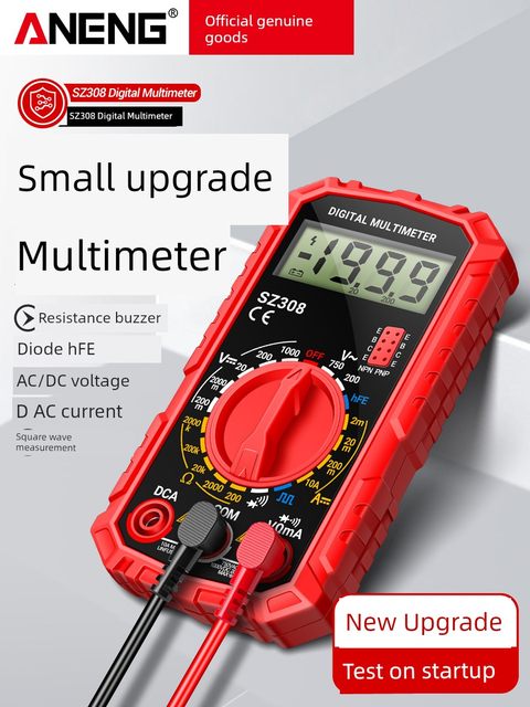 Electronic multimeter Digital high-precision multifunctional home maintenance electrician portable small universal meter