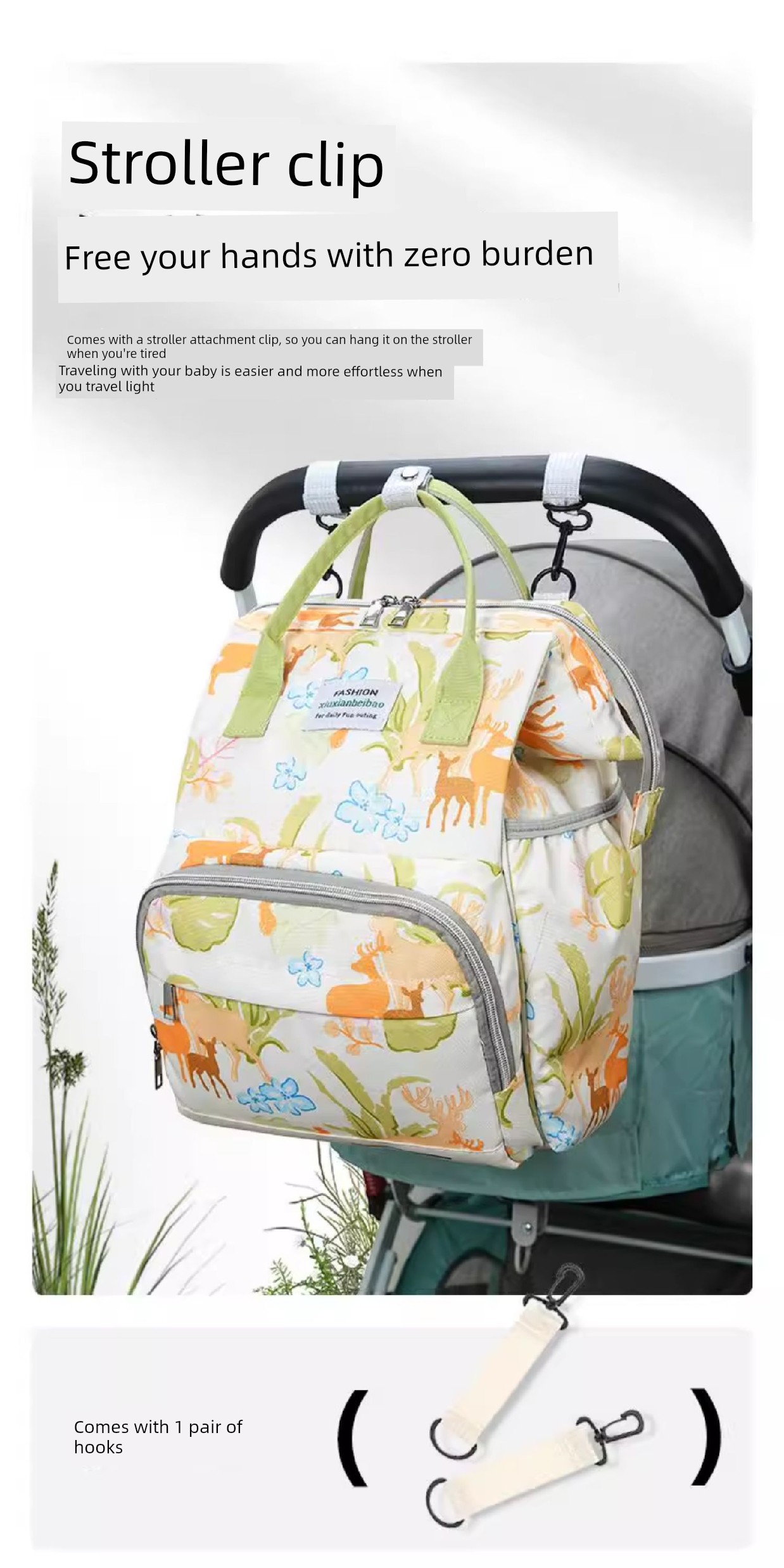 Jq Jingqi Mommy Bag: Lightweight, Stylish, Large-Capacity, Multifunctional New Model Backpack for Mother and Baby Outings — 10