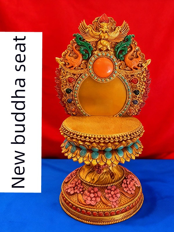 New Style Tibetan-Style Painted Buddha Altar Base, Ethnic-Style Desktop Decoration