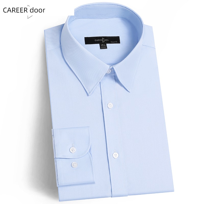 Long sleeve business affairs Inner lap occupation formal wear man shirt
