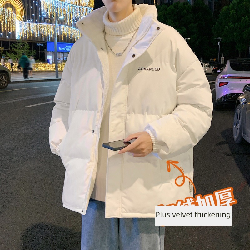 Bread clothes winter thickening stand collar down Cold proof Cotton