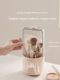 Lixu Makeup Brush Storage Box Desktop Storage Box Cosmetics Dust-proof Storage Brush Bucket Rotating Pen Can