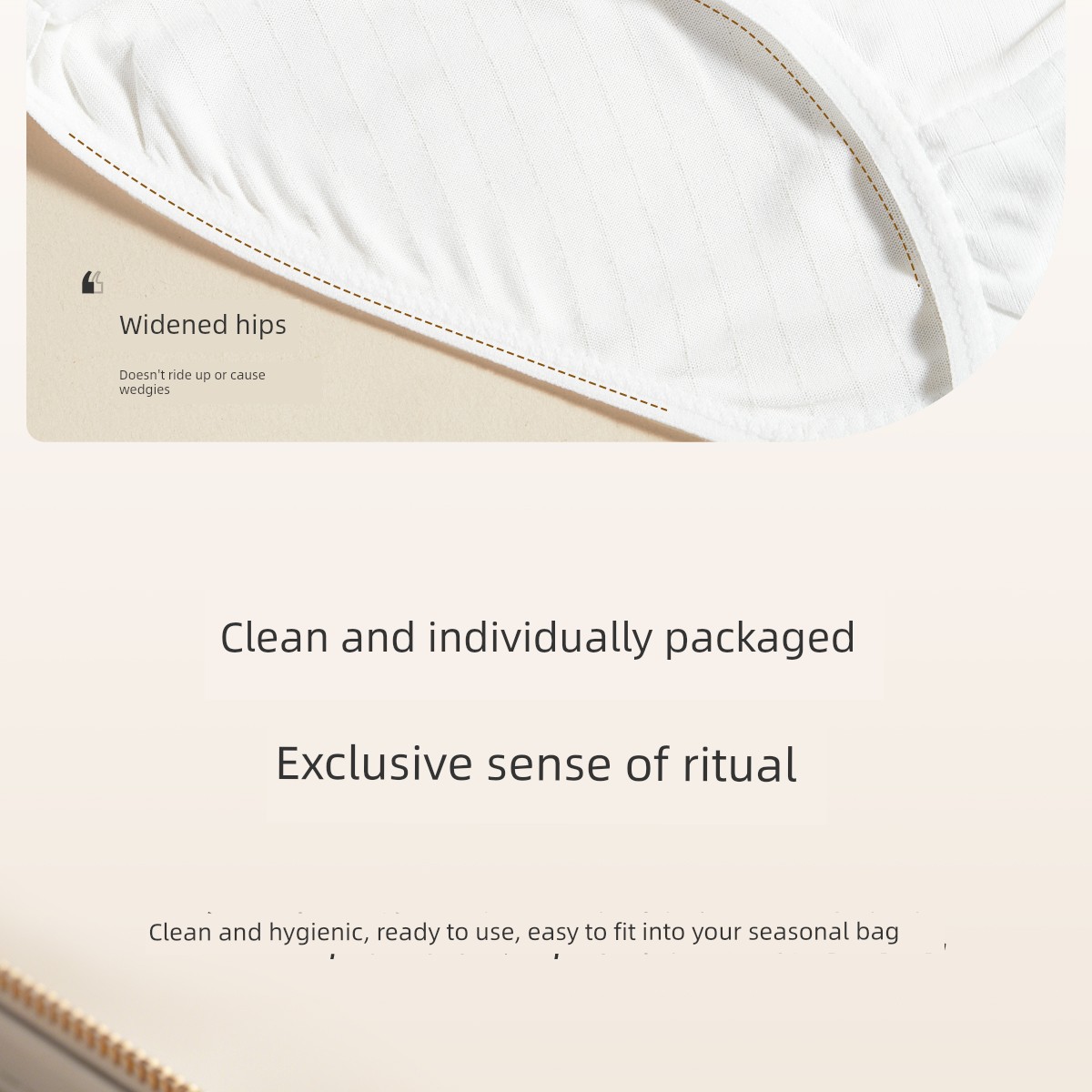 Ankexin Milk Silk Disposable Underwear for Pregnant Women, Daily Use, Portable, Individually Packaged — 15