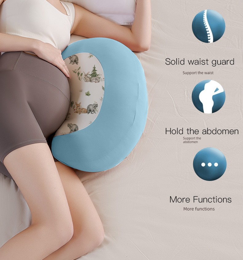 Kangbeibang Maternity Pillow, Waist-Protecting Side Sleeping Pillow, Abdominal Support, Special Sleeping Aid for Pregnant Women, U-Shaped Side Sleeping — 7