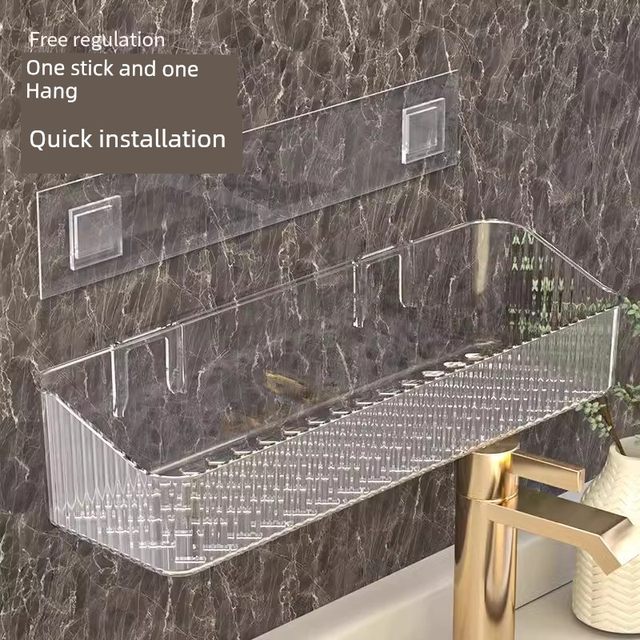 Bathroom storage rack Bathroom toilet toilet toilet without punching wall hanger toilet toilet wall cosmetic storage rack
