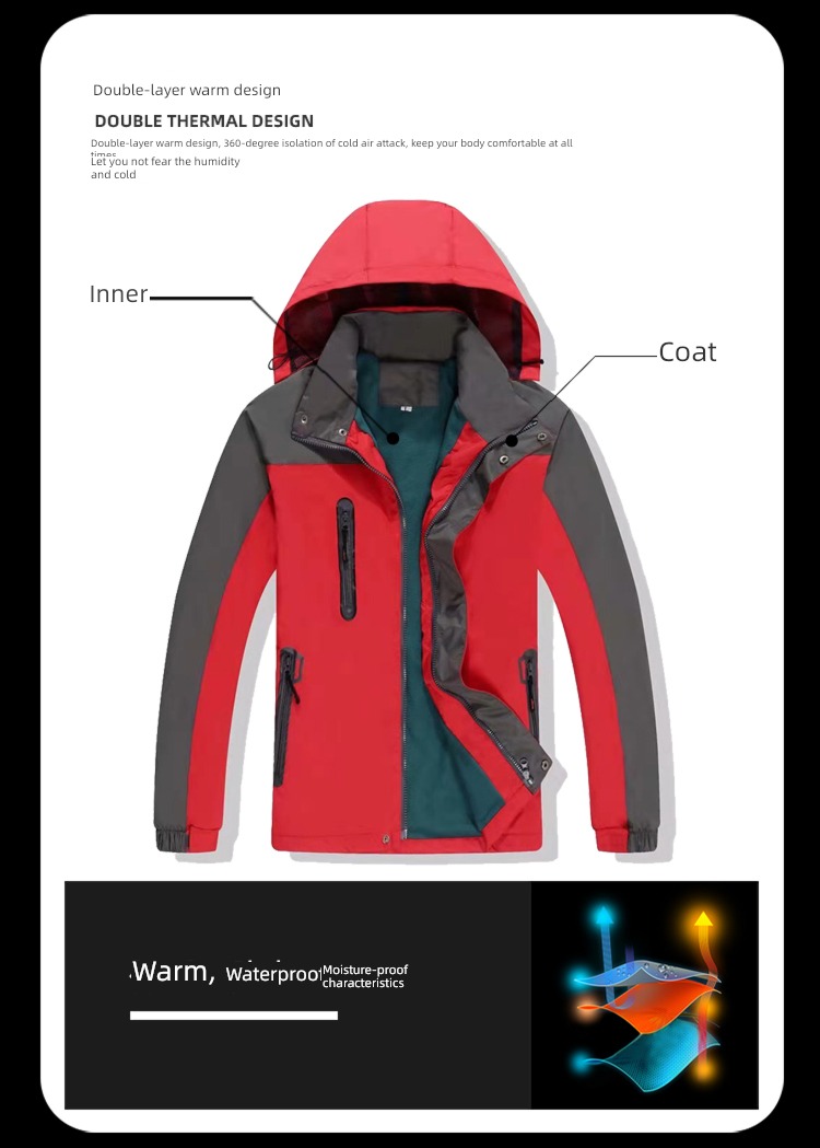 waterproof Autumn and winter keep warm wear-resisting Athletic Wear outdoors