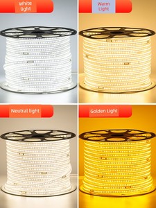 Led Strip Light for Living Room Ceiling, White Light, Golden Yellow, Super Bright, Outdoor Waterproof, Suitable for Outd