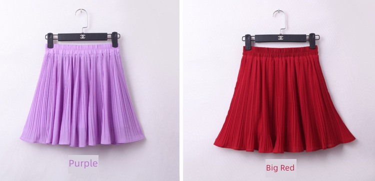 Chiffon Fat mm Big size Pleat Light proof UltraShort  Culotte
