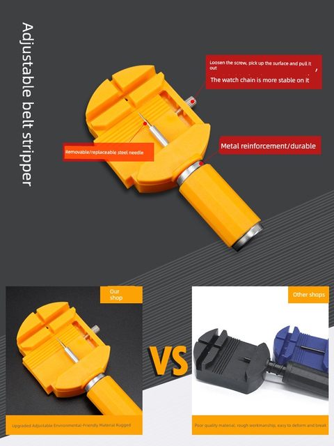 Watch strap disassembler watch cutter disassembly and adjust watch chain watch adjustment repair steel belt disassembly belt repair tool