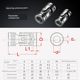 Multi-axle accessories universal joint coupling tapping machine transmission shaft drilling machine universal joint quick removal fixed hexagon