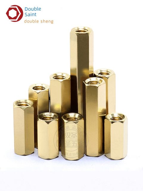 M2M2.5M3M4M5M6 double pass copper column, flat head copper column, hollow copper column, hexagonal copper stud isolation column
