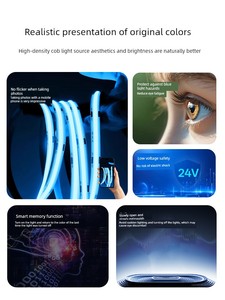 Connected to Mi Home Smart System, Cob Fantasy Light Strip, 24V Multicolor Flowing Light, Ambient Lighting for Gaming Ro