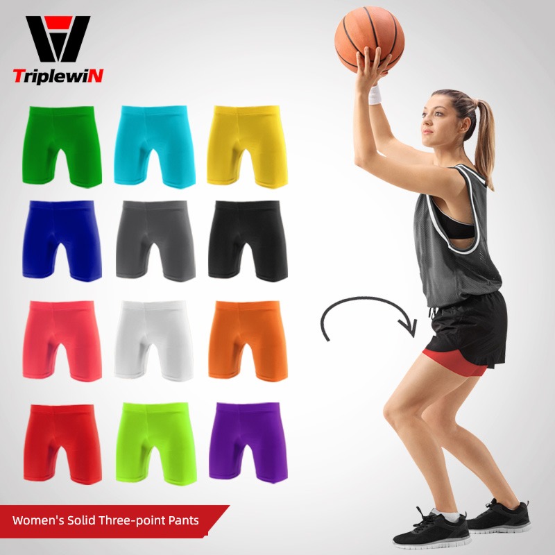 Lay a foundation Bodybuilding elastic force protect Polychromatic shorts yoga
