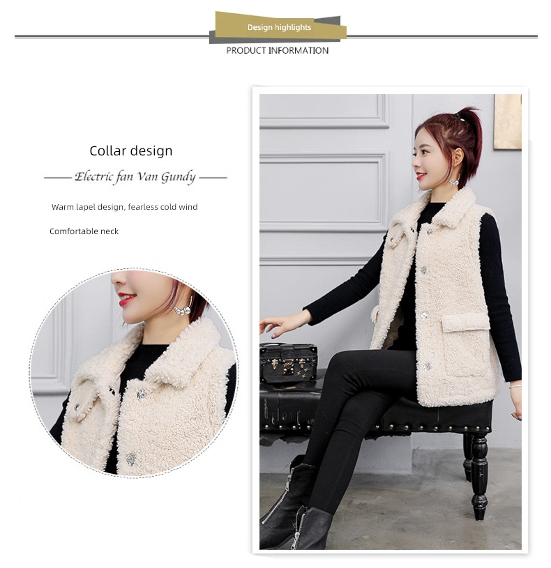 have cash less than that is registered in the accounts Fur in one vest waistcoat Lamb cashmere Vest