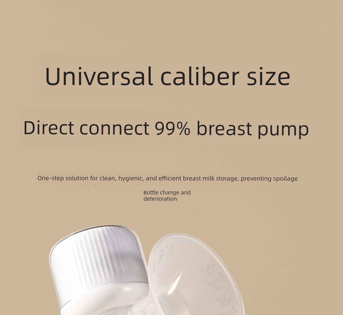 Kechao Glass Milk Storage Bottle for Refrigerator, Can Be Heated, Can Be Connected to a Breast Pump, Breast Milk Storage Container, Sealed and Fresh-Keeping — 9