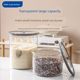 Rice bucket household insect-proof moisture-proof sealed glass rice jar grain storage jar rice flour storage jar rice flour storage jar