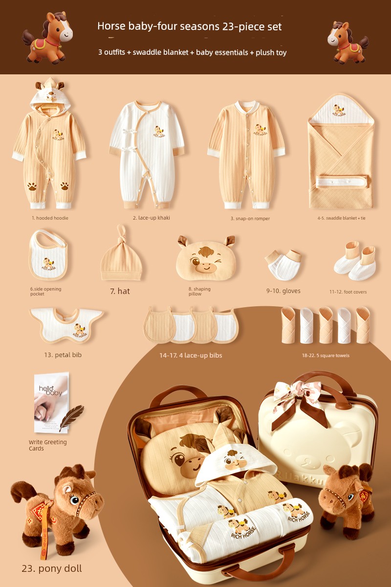 Newborn and One Month Old Baby High-End Baby Gift Package — 2