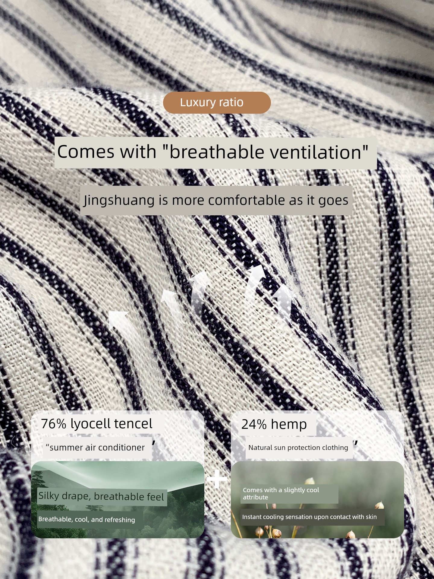 Zma Vertical Stripe Linen ● Maternity Pants Summer Thin Style 2026 Summer Collection Relaxed Loose Wide-Leg Pants Pregnancy Long Pants