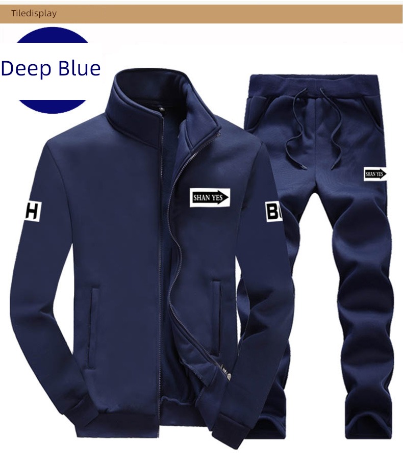 man thickening Autumn and winter trend leisure time keep warm Sweater