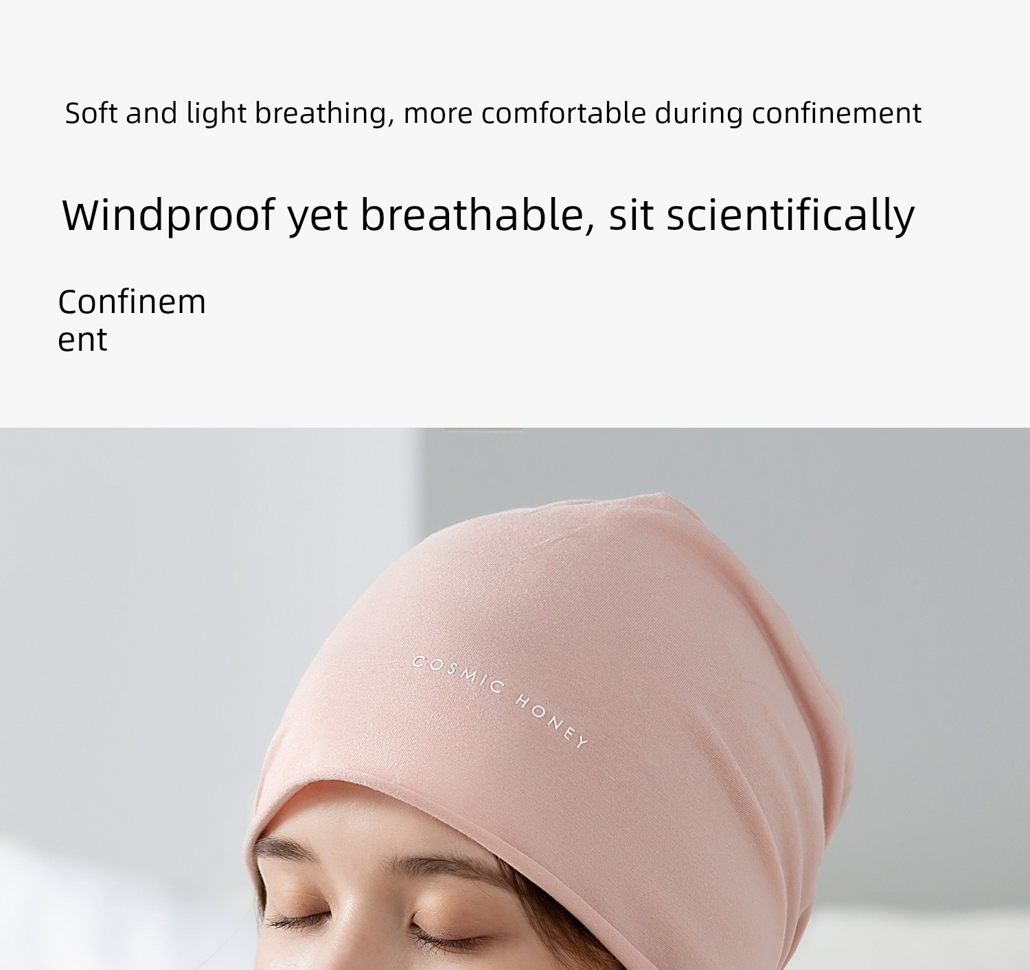 Postpartum Hat for Autumn and Winter, Thin, Windproof, Warm, Suitable for Pregnant and Postpartum Women, Large Head Circumference, Can Be Worn While — 11