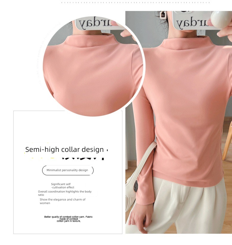 Autumn and winter Derong Self-cultivation keep warm Long sleeve T-shirt Undershirt