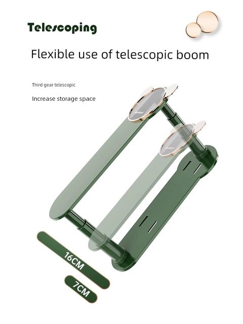 Clothes hanger storage artifact without hole punching on balcony multi-function household hanging clothes hanger wall-mounted wall storage rack