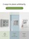 Thermometer, household indoor precision wall hanging digital display electronic temperature and humidity meter, baby room wall hanging temperature and humidity meter