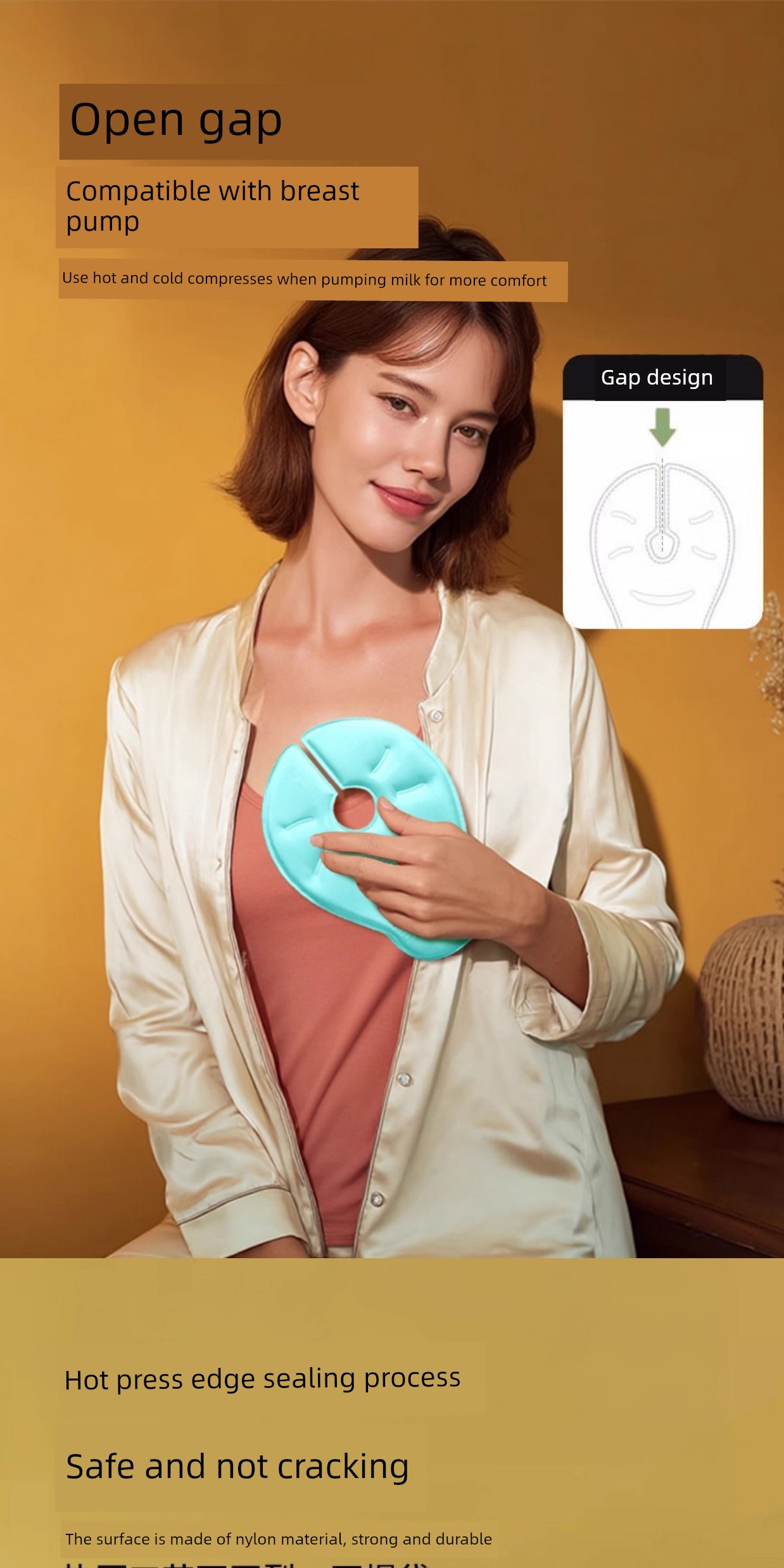 Breast Hot and Cold Compress Pads for Breast Swelling, Breast Compress for Milk Flow, Breast Cold Compress Patch, Magic Ice Pack for Postpartum Women to — 19