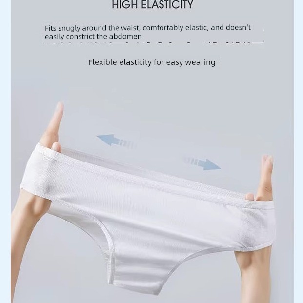 Disposable Underwear for Postpartum Women, Pure Cotton, Postpartum Travel, No-Wash, Daily Use, Men's Boxer Briefs, Sterile, Large Size — 2