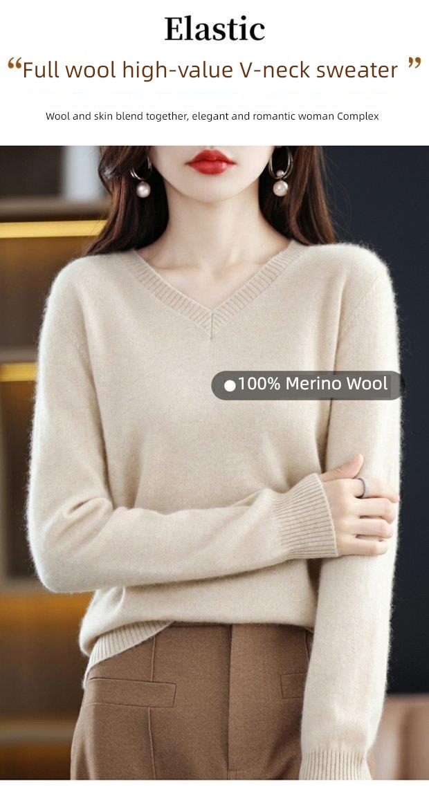 100% Autumn and winter easy Condom Long sleeve pure cardigan