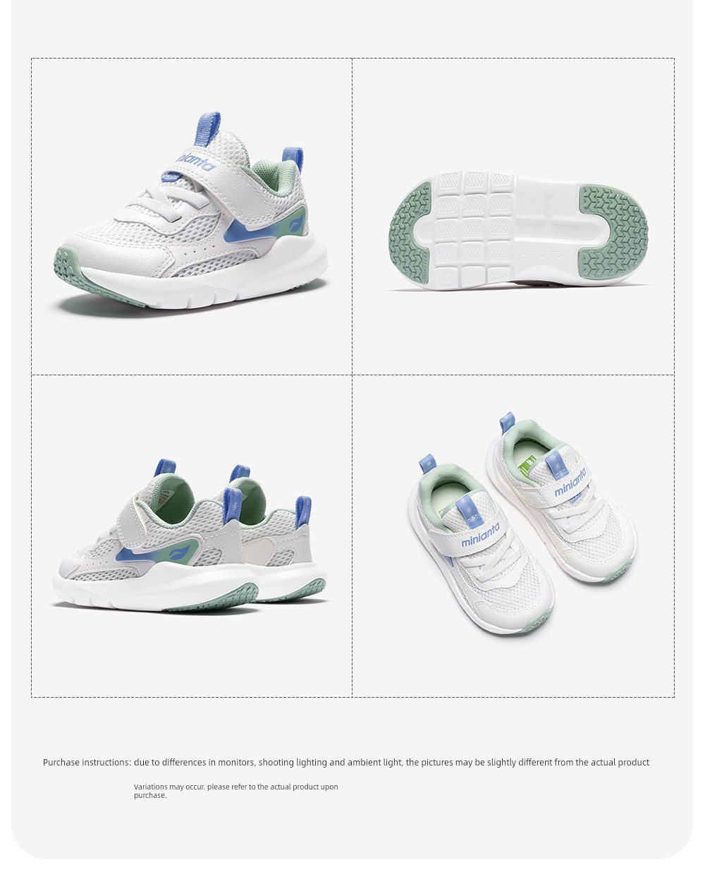 Anta Toddler Shoes, New Summer Models for Men and Women, Baby Shoes, Infant Shoes, Breathable Mesh Sneakers, Soft-Soled Children's Shoes — 23