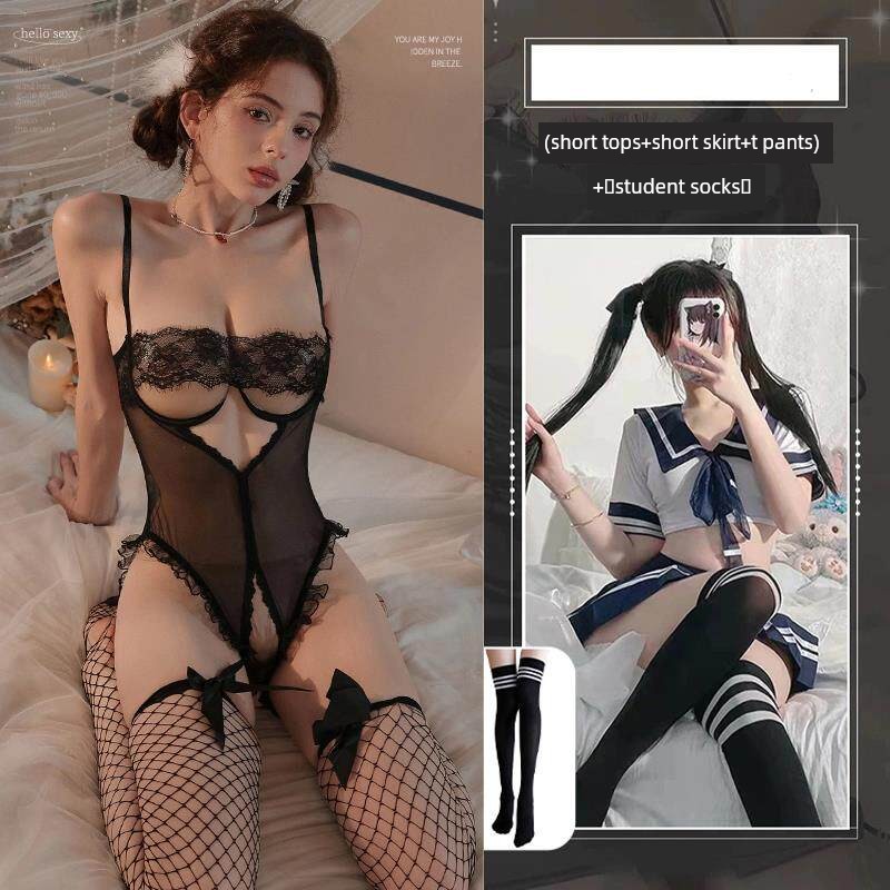 Sexy and Fun Sleepwear, Abstinence-Style Plus-Size Lace Suspender Nightgown, Abstinence-Style New Style Lingerie for Pregnant Women, Fun and Interesting — 8