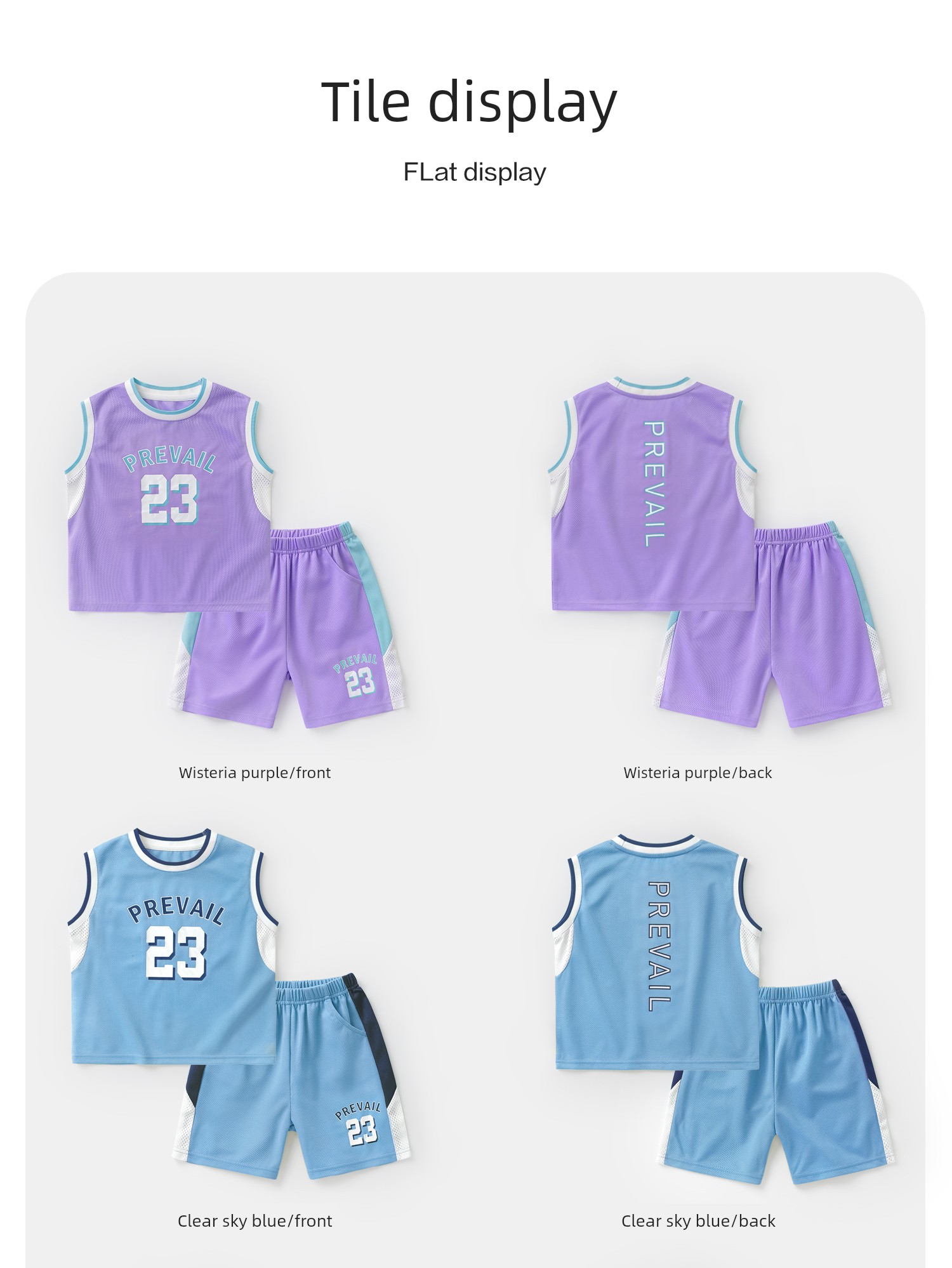 European Boys' Summer Sports Suit Vest Shorts Children's Summer Clothing Cool Quick-Dry Two-Piece Set New Children's Clothing — 19